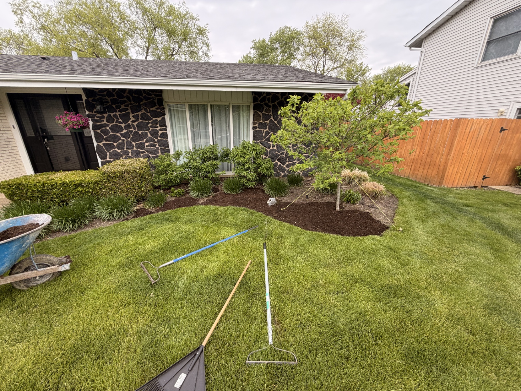 Landscaping project by Falco's Customs